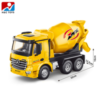 1:18 Échelle 9 Canaux RC Construction Véhicule Ciment Mélangeur Camion Télécommande Jouet avec Chargeur Cadeau Parfait pour les Enfants