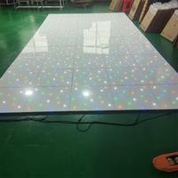 Sailwin 60X120CM DJ scène acrylique sol LED étoilé scintillant blanc étoilé piste de danse pour désherbage décoration barre d'événement