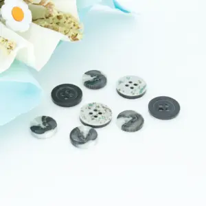 Brown Matte resin buttons resin buttons for clothes Thousands of Style Stock Custom 4 Holes Sewing ABS Resin Button for Clothing