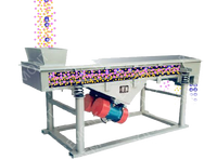 Anpassbare Lineare Vibrationssiebmaschine mit Vibrationsmotor Edelstahl 304 Siebtrenner