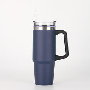 Nuevo Estilo, Termo de Acero Inoxidable 304 de 40 oz, Frío/Caliente, con Asa y Pajita, Aislamiento Térmico de 12-24 Horas, Ecológico - Product Image 3