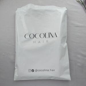 Low MOQ Biodegradable White Shipping <b>Bags</b> Custom Silver logo Poly Mailers Plastic <b>Packaging</b> Envelopes <b>Bag</b> for Clothing - Product Image 1