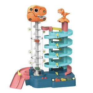 Ensemble de jouets pour enfants à faire semblant de jouer dans le <span class=keywords><strong>garage</strong></span> de stationnement de <span class=keywords><strong>voiture</strong></span> de <span class=keywords><strong>dinosaure</strong></span> à 5 étages - Product Image 1