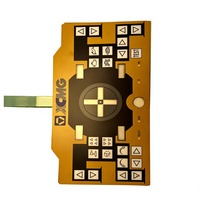 Clavier à membrane HP058-ZX pour panneau de commande de grue XG, bouton de jambe de support, film de protection