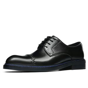 Chaussures habillées pour hommes, style rétro, à lacets, imperméables, antidérapantes, amortissantes et respirantes - Collection Automne - Product Image 2