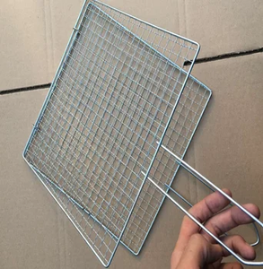 Non-stick Grill Basket BBQ <b>Wire</b> <b>Mesh</b> Grill Net Grilled Clip for Fence Fish & Vegetable & Steak - Product Image 5