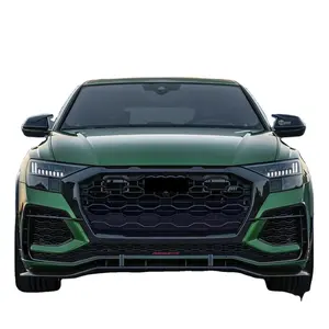 for Audi RSQ8 Carbon fiber body kit RSQ8 Upgraded AT-style carbon fiber front lip diffuser Spoiler body kit