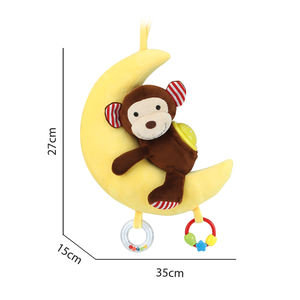 Jouets musicaux <span class=keywords><strong>pour</strong></span> bébés, peluche en forme d'animal, singe, jouet apaisant <span class=keywords><strong>pour</strong></span> bébé, éclairage, capteur de pleurs <span class=keywords><strong>pour</strong></span> nouveau-nés, jouets doux <span class=keywords><strong>pour</strong></span> enfants - Product Image 4