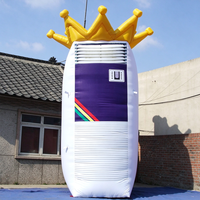 Modèle publicitaire gonflable géant purificateur d'eau en tissu Oxford avec impression de logo personnalisée pour événements promotionnels commerciaux