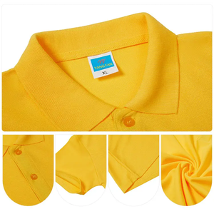 เสื้อโปโลสำหรับผู้ชายเสื้อโปโลผ้าฝ้ายปักโลโก้ได้ตามต้องการ - Product Image 5