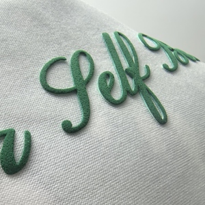 Nhanh chóng vận chuyển 3D sắt trên Thư Các Bản vá lỗi đàn Puff truyền nhiệt Vinyl in ấn thiết kế phông chữ tùy chỉnh Puff in áo t Áo sơ mi - Product Image 3