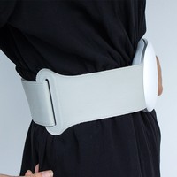 Le ruban de massage élastique haute tension de couleur unie personnalisé est livré avec crochets et boucles
