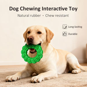 Anello Galleggiante per Cani in Gomma Naturale Senza BPA Personalizzato, Giocattolo da Allenamento per Esterni, Anello da Tiro, Giocattolo da Masticare per Cani in Fase di Dentizione - Product Image 2