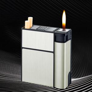 Xách tay 2 trong 1 nhẹ hơn thuốc lá Hộp thiết kế độc đáo cho nam giới độ ẩm bằng chứng chống áp lực - Product Image 3