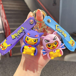 9 Estilos <span class=keywords><strong>de</strong></span> Llaveros <span class=keywords><strong>de</strong></span> <span class=keywords><strong>Pikachu</strong></span> para Cosplay, Figuras <span class=keywords><strong>de</strong></span> PVC, Colgantes Lindos <span class=keywords><strong>de</strong></span> Anime para Bolsos y Llaves, Regalo para Fans y Niños - Product Image 3