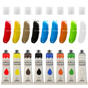 KHY 12ML 8 Renk Yağlı Boya Seti Akrilik Boyalar Sanat Boyası Plastik Tüp Yağlı Boyalar Resim Yapmak İçin - Product Image 2