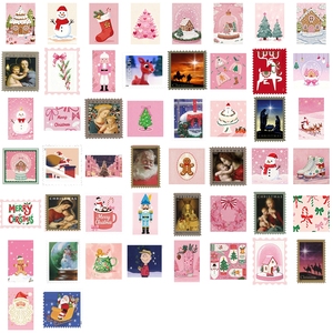 Joyeux Noël – Nouveaux autocollants de timbres-poste américains anciens et rares, imperméables, pour envoi postal – Timbres-poste vintage <span class=keywords><strong>Forever</strong></span> USA - Product Image 3