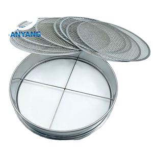 <strong>Laboratory</strong> <strong>Standard</strong> Test <strong>Sieve</strong> Stainless Steel Plain Weave Welded Screen Kitchen Flour Soil Vibration <strong>Analysis</strong> Shaker Electric - Product Image 1