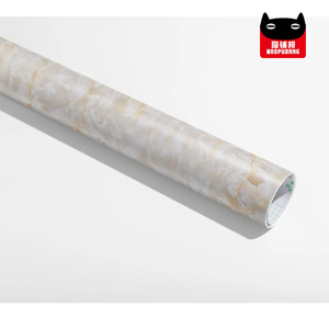 Carta da Parati Adesiva in PVC Impermeabile e Antiolio con Motivi Geometrici Moderni per Cucina e Bagno, Effetto Marmo - Product Image 3