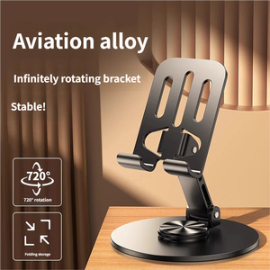 ที่วางโทรศัพท์แบบหมุนได้ 360 องศา ที่วางโทรศัพท์มือถือแบบปรับได้ ที่วางแท็บเล็ตตั้งโต๊ะ ที่วางโทรศัพท์โลหะ สำหรับไลฟ์สด Tiktok - Product Image 3