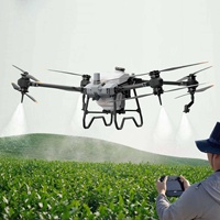 Drone agricole T50 T60 avec buse haute pression pour pulvérisation, drones agricoles UAV pour engrais et granulés