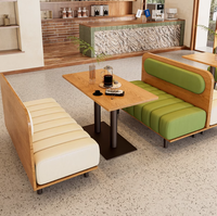 Ensemble de mobilier de style nordique moderne pour hôtel commercial, salle de sport, café, restaurant, cuisine, école – Table et chaise en bois pour loisirs individuels