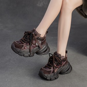 Nouvelles chaussures décontractées pour femmes, confortables, style rétro, en cuir poli vieilli, avec strass, pour petites tailles - Product Image 3