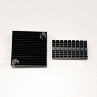 Services de Fabrication Durables pour Dissipateurs de Chaleur de Carte Mère IPC en Aluminium Anodisé Noir de Haute Qualité OEM avec Ailettes Usinées CNC