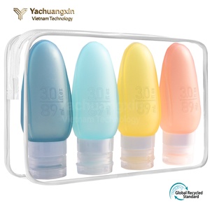 Bouteilles de voyage en silicone, gel souple, bouteilles de voyage pour l'extérieur, rangement portable, shampoing, gel douche, 89 ml - Product Image 4