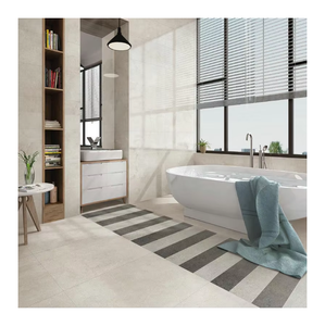 Carrelage en grès cérame gris de couleur sable rustique, finition mate glacée, 600x600, pour mur et sol intérieurs, style design industriel moderne - Product Image 1