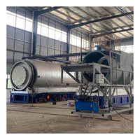 Mini usine de pyrolyse de déchets plastiques et de pneus de 1 tonne pour obtenir de l'huile, machine de pyrolyse de plastique en carburant, mini machine