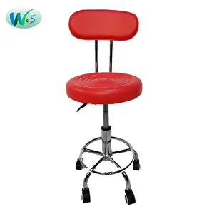 WSV5551 PVC Leather Salon Stool Adjustable Master Chair Barber Chair Cheap Bar Stool leisure Furniture