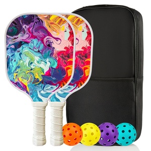 Raquette de Pickleball en Fibre de Verre 225g, Certifiée par l'Association Américaine de <span class=keywords><strong>Tennis</strong></span> de <span class=keywords><strong>Table</strong></span>, avec Noyau en Nid d'Abeille et Design Estampé à Chaud - Product Image 4