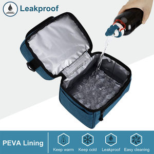 <span class=keywords><strong>Sac</strong></span> fourre-tout <span class=keywords><strong>isotherme</strong></span> écologique en polyester Oxford durable avec logo personnalisé avec fermeture éclair <span class=keywords><strong>Sac</strong></span> de rangement étanche pour les aliments - Product Image 5