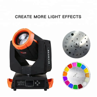 Projecteur à tête mobile 230W RGBW avec contrôle DMX512, indice de protection IP20, température de couleur 8000K, AC220V, PVC, éclairage de scène, événements, festivals de musique