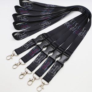 Promotional OEM Customised Keychain Lanyard Heat Transfer Lanyard Strap