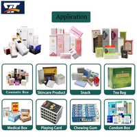 Boîte de parfum Savon Carte à jouer Cellophane Machine d'emballage pour Led Ampoule Parfum Cosmétique Masque Facial Boîte Emballage