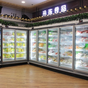Congelador Vertical con Puerta de Vidrio, Refrigerador Comercial con Enfriamiento por Aire, 4 o 5 Niveles, Descongelación Automática E7 Atlanta Vertical - Product Image 2