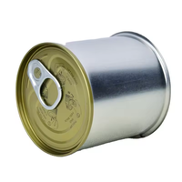 Vente en gros Boîte ronde hermétique de qualité alimentaire en métal pour thé, café 100% Boîte de stockage hermétique avec couvercle pour écrou