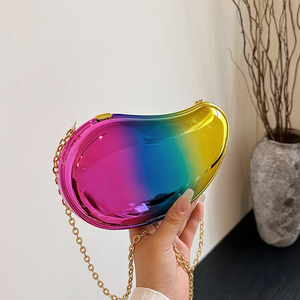 Nouvelles dames mangue <span class=keywords><strong>sac</strong></span> à bandoulière acrylique miroir plaqué maquillage <span class=keywords><strong>sac</strong></span> à main <span class=keywords><strong>sac</strong></span> <span class=keywords><strong>de</strong></span> <span class=keywords><strong>plage</strong></span> à la mode - Product Image 1