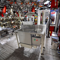 Table à paner automatique électrique Henny Penny pour poulet frit KFC, 220v, usage commercial, haute productivité