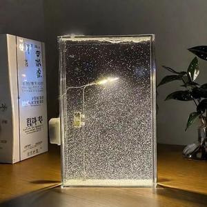 Vente chaude 2024 bricolage matériaux rue coulant lampe éternelle neige lampadaire pour cadeau de noël romantique neigeux <span class=keywords><strong>nuit</strong></span> lampadaire - Product Image 2