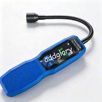 Détecteur de fuite de fréon, testeur de fuite de réfrigérant alimenté par batterie avec sonde col de cygne métallique flexible, pièces de réfrigération