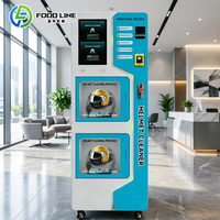 Distributeur automatique de nettoyage de casques avec paiement
