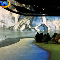 Sala Inmersiva 5D, Sistema de Proyección de Pared y Piso de 360 Grados, 3D Holográfico a Simple Vista, Diseño para Banquetes, Restaurantes, CAVE, Exposiciones