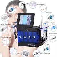 Machine de soin du visage Hydra Dermabrasion de haute qualité 14 en 1, jet d'oxygène, peeling, usage commercial