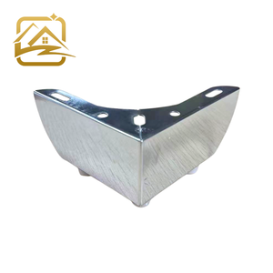 Fabricante Mayorista de Patas de Sofá de Alta Calidad de 6 cm en Cromo Plateado, Patas para Mesas y Gabinetes, Estilo Europeo, Patas para Tapicería de Muebles - Product Image 1