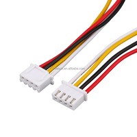 Konektor kustom De 2 3 4 5 6 7 8 10 13 Pin 1.5Mm konektor Pitch Jst ekstensi Zh putih perakitan kabel Harness kawat wanita