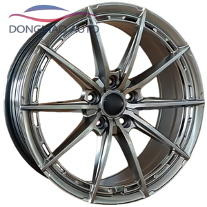 Jantes en alliage d'aluminium coulé de 17/18 pouces 5X108 5X105 5X110 5X112 5X114.3 5X120, adaptées à la mise à niveau des roues de voitures particulières - Product Image 1