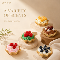 Vela Aromática Personalizada con Aroma a Tartelín de Postre, Vela de Cera de Soja Hecha a Mano con Aroma a Frutas, Regalo Decorativo para el Hogar, Boutique, Venta al por Menor, OEM, Etiqueta Privada